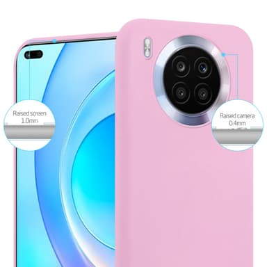 Deksel Honor 50 LITE Silikon cover (rosa)