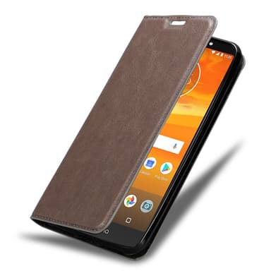 Motorola MOTO E5 PLUS lommebokdeksel case (brun)