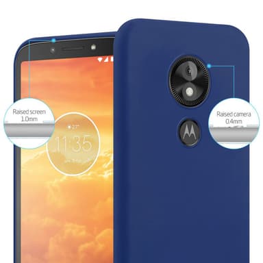 Deksel Motorola MOTO E5 PLAY Silikon cover (blå)