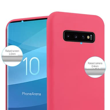 Deksel Samsung Galaxy S10 4G Silikon cover (rød)