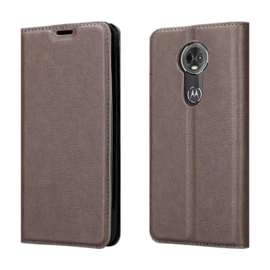 Motorola MOTO E5 PLUS lommebokdeksel case (brun)