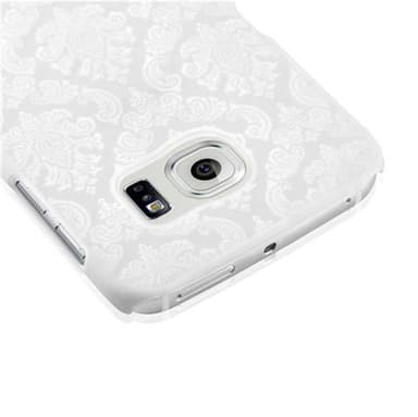 Samsung Galaxy S6 EDGE Hardt Deksel Cover (hvit)