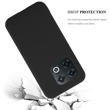 Deksel OnePlus 10 PRO 5G Silikon cover (svart)