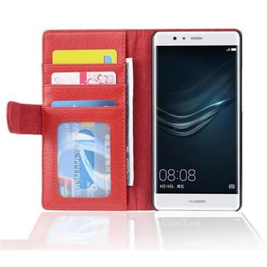 Huawei P9 LITE 2016 / G9 LITE lommebokdeksel case (rød)