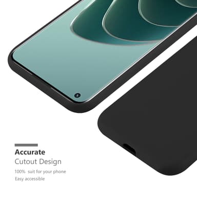 Deksel OnePlus 10 PRO 5G Silikon cover (svart)
