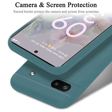 Google PIXEL 6A silikondeksel case (Grønn)