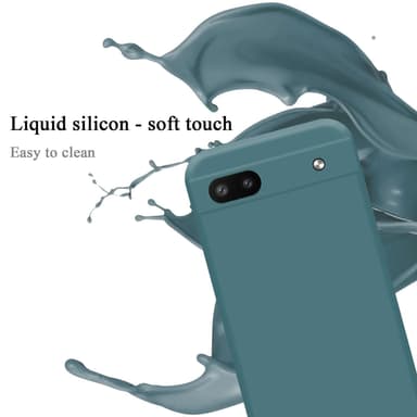 Google PIXEL 6A silikondeksel case (Grønn)