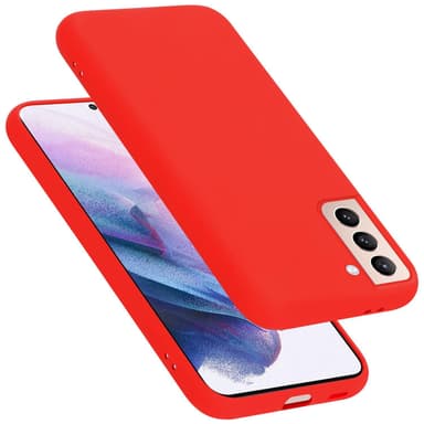 Samsung Galaxy S21 PLUS silikondeksel case (rød)
