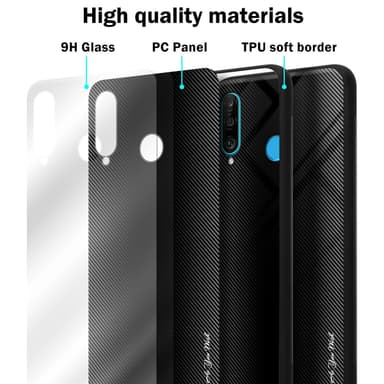 Huawei P30 LITE Deksel Case Cover (svart)