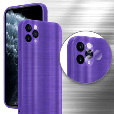 iPhone 11 PRO MAX Silikondeksel Beskyttelse (lilla)