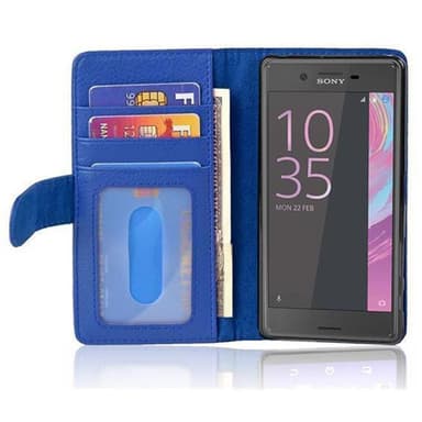 Sony Xperia X lommebokdeksel case (blå)