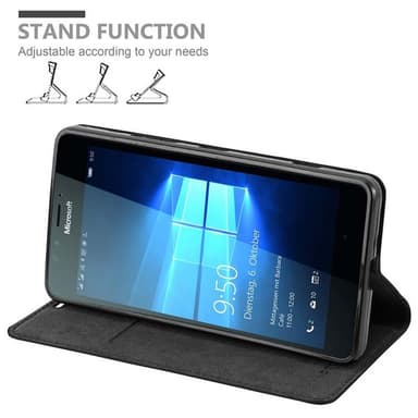 Nokia Lumia 950 lommebokdeksel case (svart)