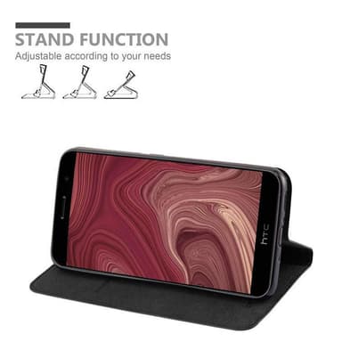 HTC OCEAN / U11 lommebokdeksel case (svart)