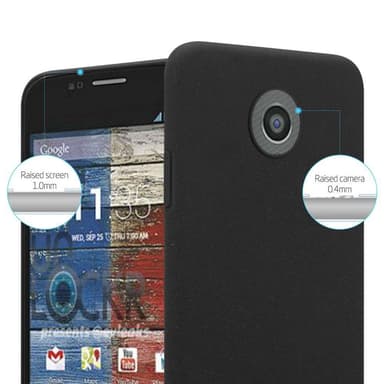 Motorola MOTO G2 Hardt Deksel Cover (svart)