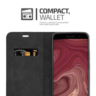 HTC OCEAN / U11 lommebokdeksel case (svart)