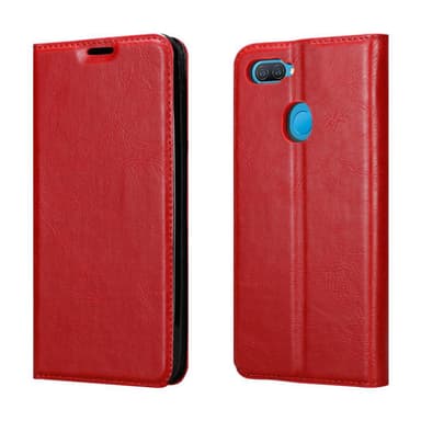 Oppo A12 lommebokdeksel case (rød)