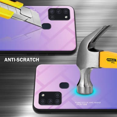 Deksel Samsung Galaxy A21s Case Cover (svart)