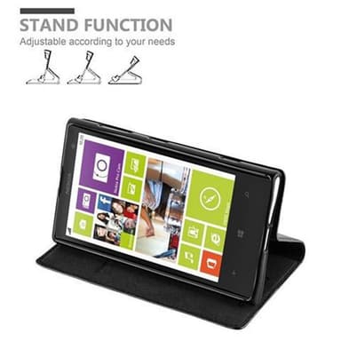 Nokia Lumia 1020 lommebokdeksel case (svart)