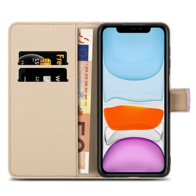 iPhone 11 lommebokdeksel etui (lilla)