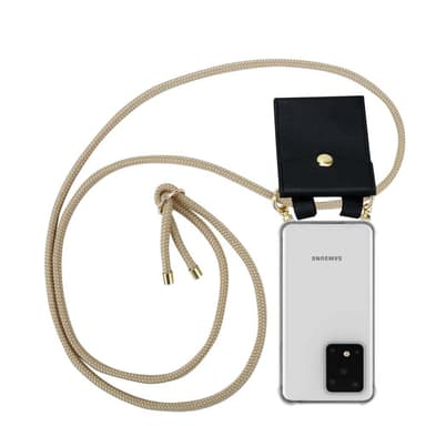 Samsung Galaxy S20 ULTRA Deksel med Halskjede (brun)