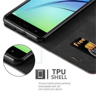 Huawei NOVA lommebokdeksel case (brun)