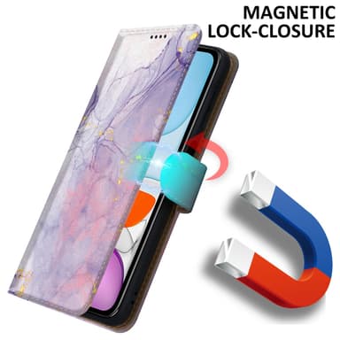 iPhone 11 lommebokdeksel etui (lilla)