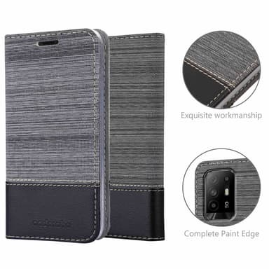 Oppo A94 5G lommebokdeksel etui (grå)