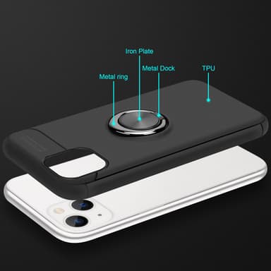 iPhone 14 silikondeksel cover (svart)
