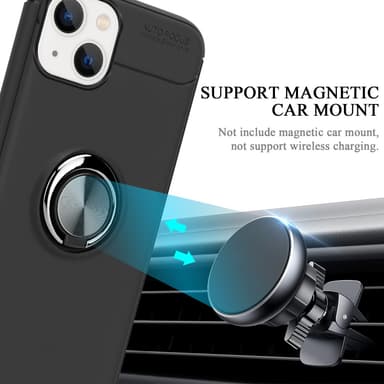 iPhone 14 silikondeksel cover (svart)