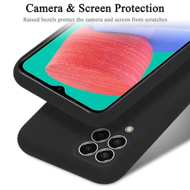 Samsung Galaxy M33 5G silikondeksel case (svart)