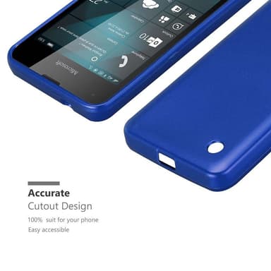 Deksel Nokia Lumia 550 Case Cover (blå)