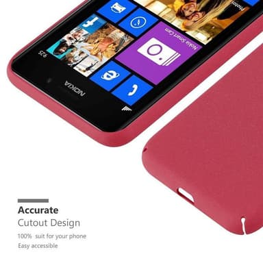 Nokia Lumia 925 Hardt Deksel Cover (rød)