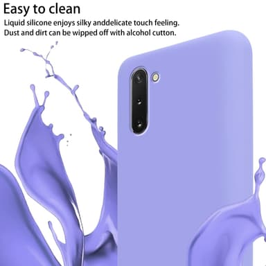Deksel Samsung Galaxy NOTE 10 med Halskjede (lilla)