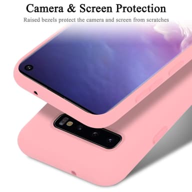 Samsung Galaxy S10 PLUS silikondeksel case (rosa)