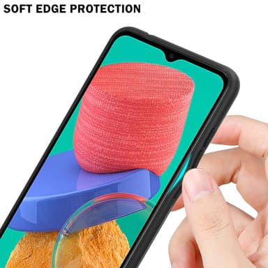 Deksel Samsung Galaxy M33 5G Case Cover (Svart)