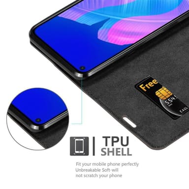 Huawei P40 LITE E lommebokdeksel case (brun)