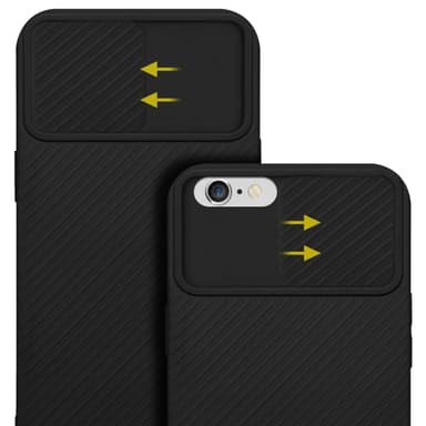 Deksel iPhone 6 PLUS / 6S PLUS cover (svart)