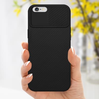 Deksel iPhone 6 PLUS / 6S PLUS cover (svart)