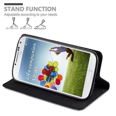 Samsung Galaxy S4 lommebokdeksel case (svart)