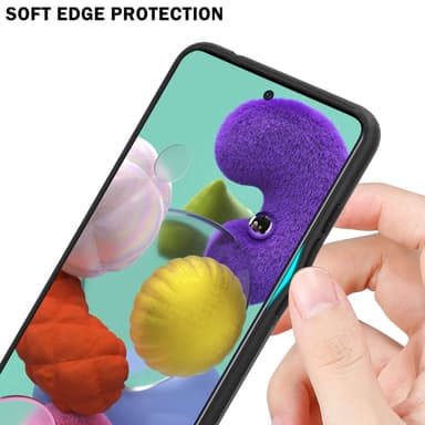 Deksel Samsung Galaxy A51 5G Case Cover (Svart)