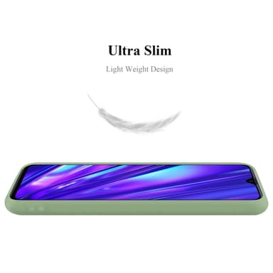 Deksel Realme 5 / 5i / 6i / C3 Silikon cover (grønn)