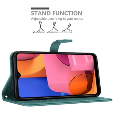 Samsung Galaxy A20s lommebokdeksel case (grønn)