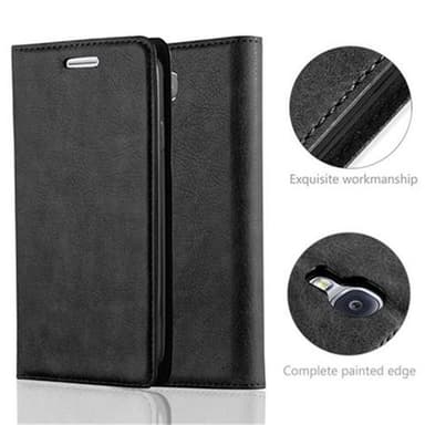 Samsung Galaxy S4 lommebokdeksel case (svart)