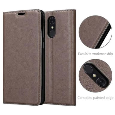 LG Q7 / Q7a / Q7+ lommebokdeksel case (brun)