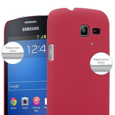 Samsung Galaxy TREND LITE Hardt Deksel Cover (rød)