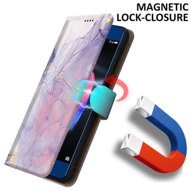 Honor 9 lommebokdeksel etui (lilla)
