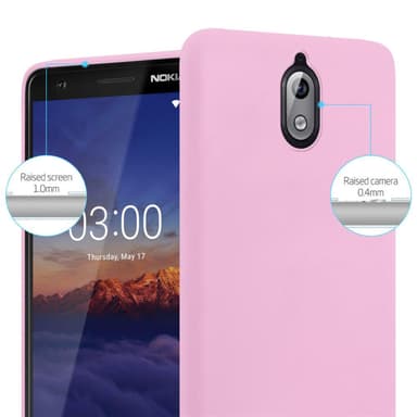 Deksel Nokia 3.1 Silikon cover (rosa)