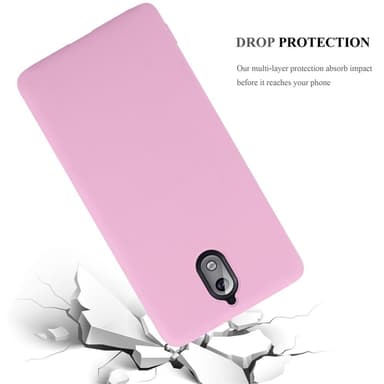 Deksel Nokia 3.1 Silikon cover (rosa)