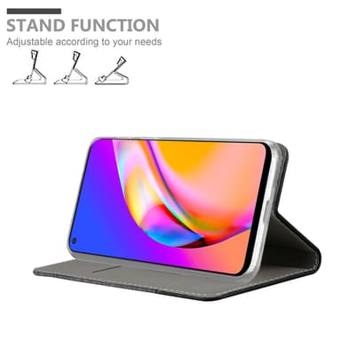 Oppo A94 5G lommebokdeksel etui (grå)