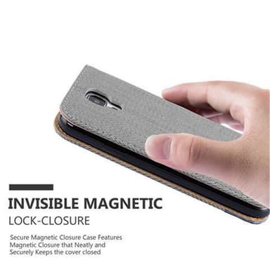 Samsung Galaxy S4 lommebokdeksel case (grå)